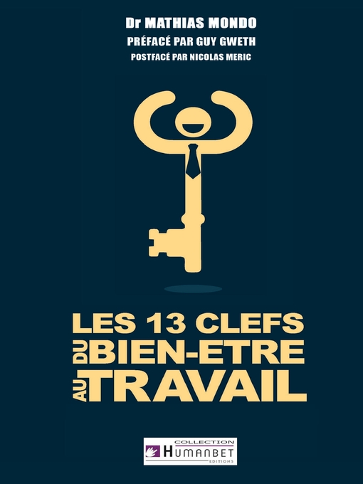 Cover image for Les 13 clés du bien-être au travail